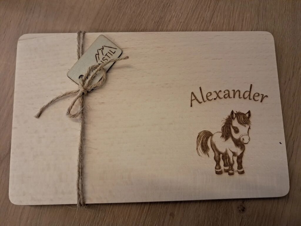 Persönliche Geschenke zu Weihnachten im Alpenstil Werfen