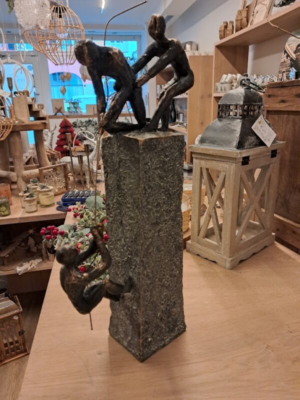 Dekorative Kletterer Holzfigur