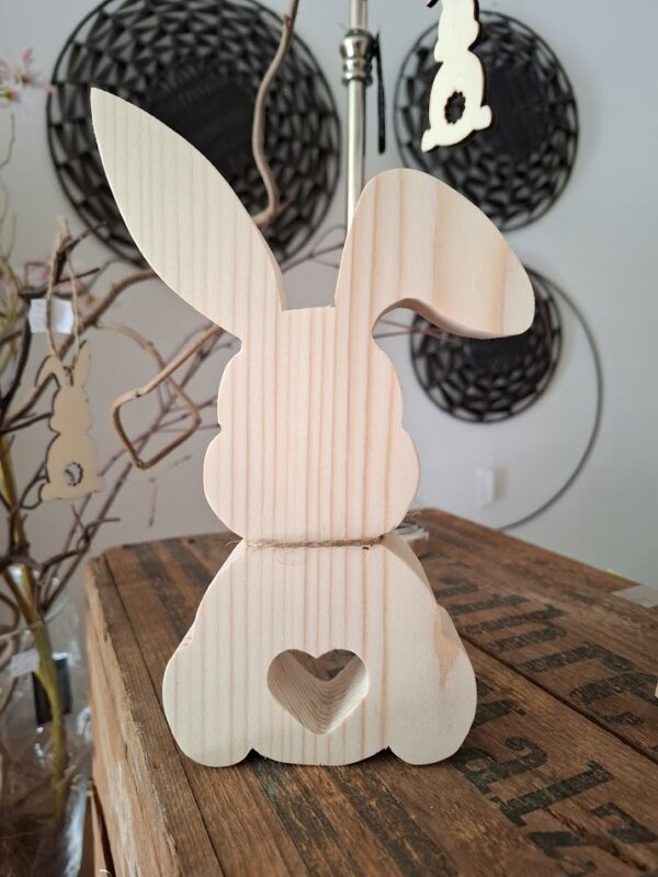 Ein Hase mit Herz - Handgemachte Alpen-Deko