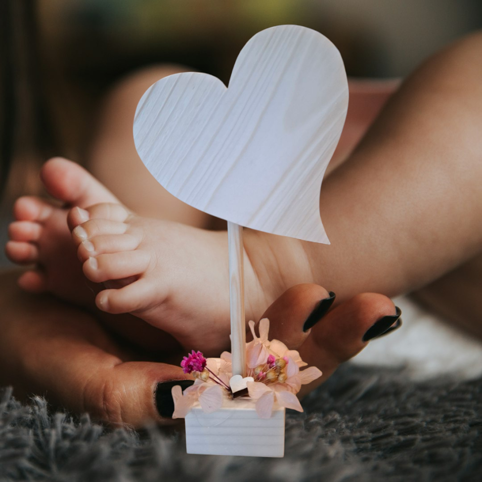 Handgefertigtes Holzherz