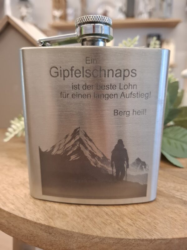 Flachmann " Berge " – Bild 2
