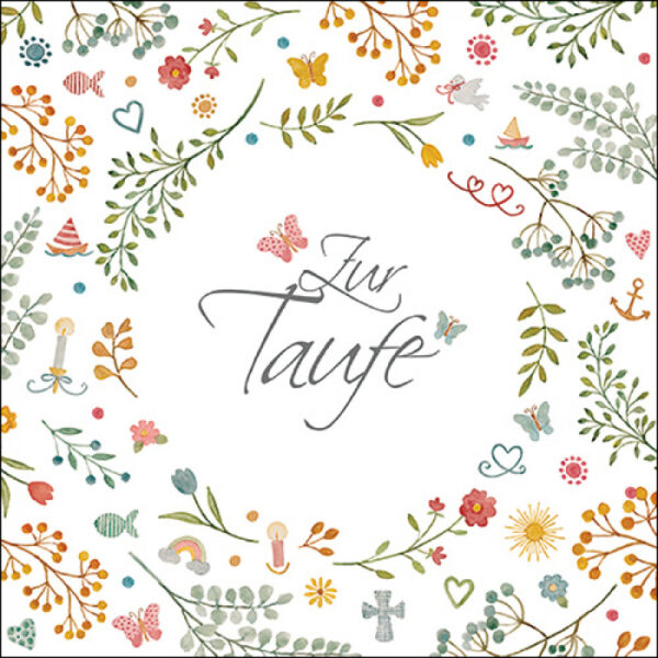 Papierservietten "Zur Taufe" - Ambiente -