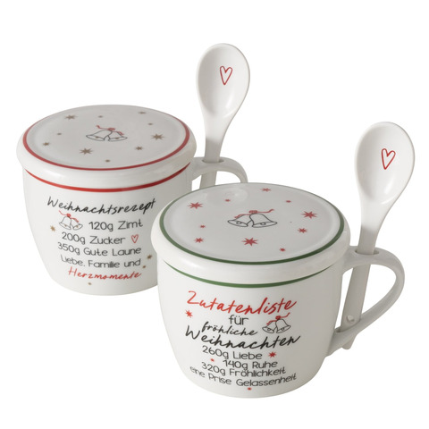 Jumbobecher  "Weihnachtsrezept "