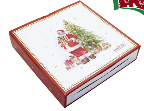 Weihnachts-Backform aus Vintage-Porzellan mit Weihnachtsmann-Motiv – Bild 2