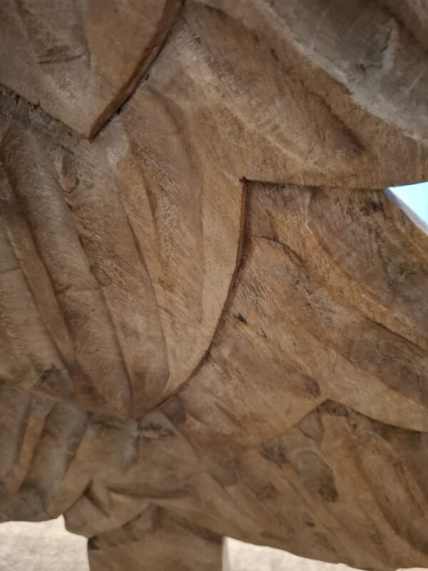 Dekorativer Holzbaum aus Massivholz – Naturfarben – Bild 4
