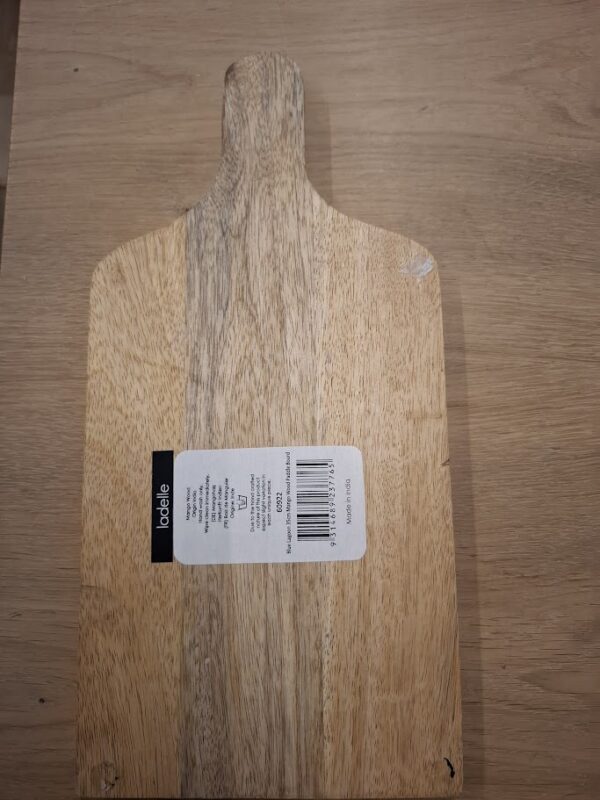 Ladelle Mackay Paddle Board aus Mangoholz, tropisch, zum Servieren und Unterhalten, 35 x 17 x 2 cm – Bild 2
