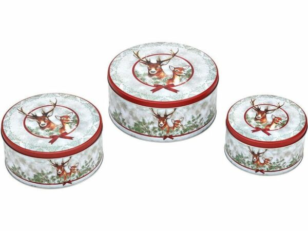 Guetzli-Dose Hirsch 3er Set