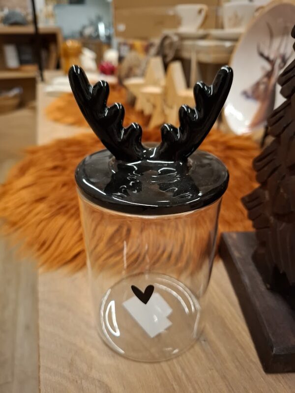 Vorratsglas (Hirschgeweih)