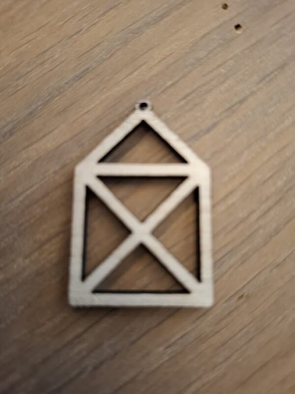 Das Haus vom Nikolaus - Geschenkanhänger