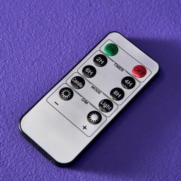LED-Stabkerze 4er-Set mit Timerfunktion – Bild 3