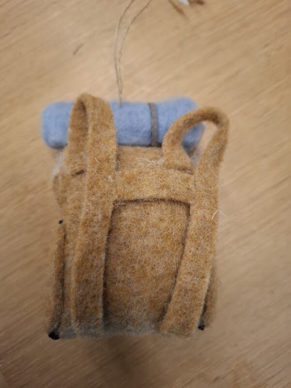 Hänger Rucksack "Bergfreunde" aus Filz – Bild 4