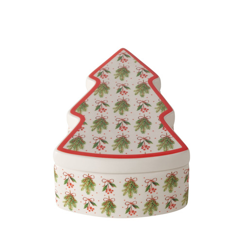 Weihnachtsdose "Tannenbaum" Höhe 8 cm