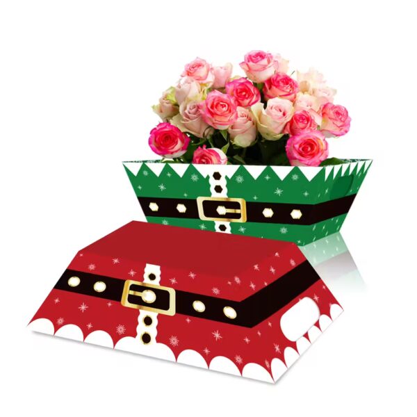 Weihnachtliche Geschenkverpackung 12erSet