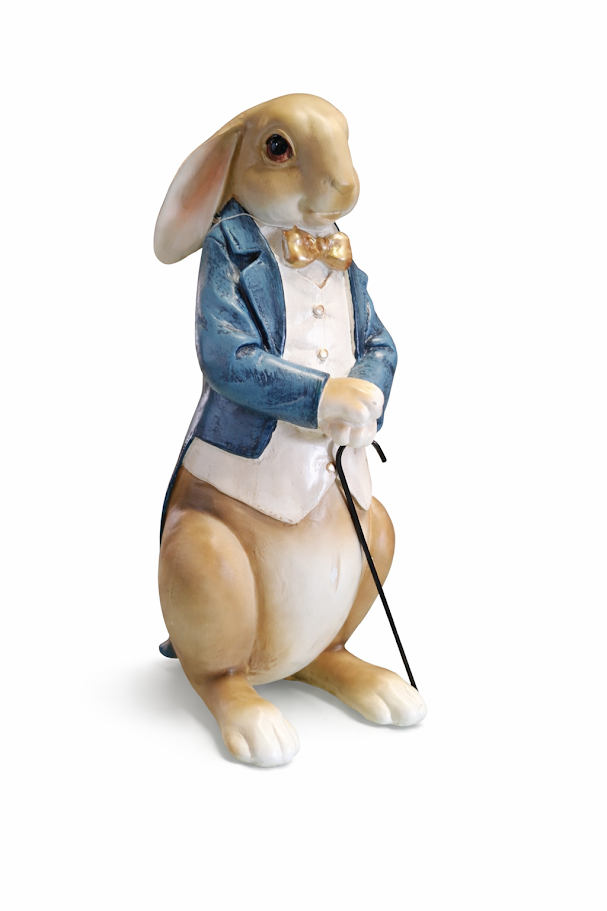 Eleganter Deko-Hase im Gentleman-Stil – 33 cm hoch 🐰